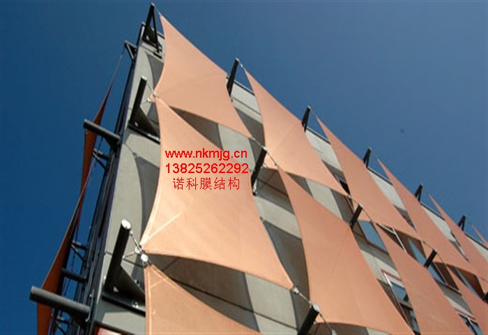 幕墙遮阳PTFE网格膜